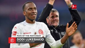 Dodi Lukebakio: Fortuna Düsseldorf's hat-trick hero against Bayern Munich and MD12's Man of the Matchday